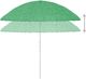 vidaXL Parasol plażowy zielony 300 cm 5