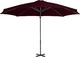 vidaXL Parasol wiszący z aluminiowym słupkiem czerwony 300 cm 4