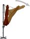 vidaXL Wiszący parasol ze słupkiem aluminiowym terakotowy 300 cm 3