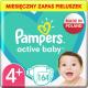 Pampers Active Baby 4+, 10-15 kg, 164 szt. 1