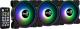 Wentylator Aerocool Saturn 12F ARGB Pro 3-pack + Hub (AEROPGSSATURN12F-A-P) 3