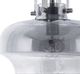 Lampa wisząca Beliani Lampa wisząca szklana szara WILTZ 4