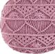Beliani Puf 40 cm różowy KAYSERI 3