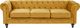 Beliani Sofa 3-osobowa welurowa żółta CHESTERFIELD 1
