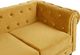 Beliani Sofa 3-osobowa welurowa żółta CHESTERFIELD 5
