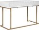 Biurko Beliani Westport Białe 110 cm x 50 cm 6