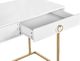 Biurko Beliani Westport Białe 110 cm x 50 cm 7