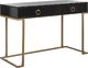 Biurko Beliani Westport Czarne 115 cm x 50 cm 1