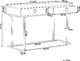 Biurko Beliani Westport Czarne 115 cm x 50 cm 9