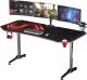 Biurko Ultradesk Frag XXL Czarno-Czerwone 160 cmx75 cm 1