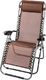 Odense Leżak Plażowy składany grawitacyjny Brązowy 1