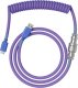 Kabel USB Glorious USB-A - USB-C 1.36 m Fioletowy (GLO-CBL-COIL-NEBULA) 2