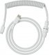 Kabel USB Glorious USB-A - USB-C 1.36 m Biały (GLO-CBL-COIL-WHITE) 2