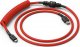 Kabel USB Glorious USB-A - USB-C 1.36 m Czerwony (GLO-CBL-COIL-RED) 1