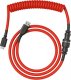Kabel USB Glorious USB-A - USB-C 1.36 m Czerwony (GLO-CBL-COIL-RED) 2