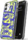 Diesel DIESEL SNAP CASE CLEAR AOP FW20 IPHONE 12 MINI NIEBIESKI/LIMONKA standard 1