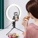 Lampa pierścieniowa Baseus LED Selfie CRZB10-A01 + Mini statyw czarny 11