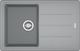 Zlewozmywak Franke Basis BFG 611 Fragranit+ kamienny szary + bateria Lina XL kamienny szary + noże Victorinox 2