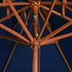 vidaXL Parasol ogrodowy z dwupoziomową czaszą niebieski 270 cm 2