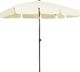 vidaXL Parasol plażowy, piaskowy żółty, 200x125 cm 1