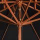 vidaXL Parasol ogrodowy z dwupoziomową czaszą czarny 270 cm 1