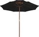 vidaXL Parasol ogrodowy z dwupoziomową czaszą czarny 270 cm 2