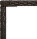 vidaXL Ogrodowy stolik barowy, brązowy, 70x70x110cm, rattan PE i szkło 3