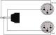 Kabel Procab Jack 3.5mm - XLR x2 1.5m czarny (CLA712/1.5) 2