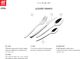 Zwilling Zestaw sztućców Zwilling Opus 68 elementów 1