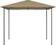 vidaXL Altana 3x3x2,6 m, kolor taupe, 160 g/m 2