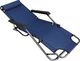CreativeHome Leżak plażowy ogrodowy składany granatowy 4