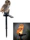 CreativeHome ZD50I SOWA LAMPA SOLARNA LED OGRODOWA BRĄZOWA 43cm 1