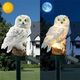 CreativeHome ZD50I SOWA LAMPA SOLARNA LED OGRODOWA BRĄZOWA 43cm 4