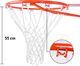 Sports Equipment AG300A SIATKA DO KOSZYKÓWKI NA OBRĘCZ GRUBA BIAŁA 1