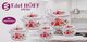 Edel Hoff GARNKI EMALIOWANE 10 ELE. EDEL HOFF ROSE EH-7058 3