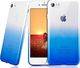 Alogy Etui Ombre Case +Szkło  iPhone 7 / 8 Niebieskie 3
