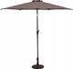 Costway Parasol ogrodowy na balkon taras 300 cm 1