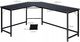 Biurko Costway Czarne 168 cm x 125 cm 2