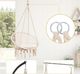 Costway Huśtawka fotel wiszący hamak boho (HW66932WH) 6