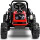 Toyz Traktor na akumulator z przyczepką Caretero Toyz Hector akumulatorowiec + pilot - czerwony 5