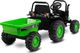 Toyz Traktor na akumulator z przyczepką Caretero Toyz Hector akumulatorowiec + pilot - zielony 5