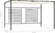 vidaXL Altana ogrodowa ze zwijanym dachem, 3x4x2,3m, kremowa, 180 g/m 7