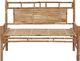 vidaXL Ławka ogrodowa z poduszką, 120 cm, bambusowa 3