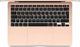 Laptop Apple Apple MacBook Air Gold, 13.3 ", IPS, 2560 x 1600, Apple M1, 8 GB, SSD 256 GB, Apple M1 7-core GPU, Without ODD, macOS, 802.11ax, 1