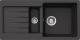 Zlewozmywak Teka  1,5-komorowy Kea 60 B-TG z ociekaczem 86 x 43,5cm carbon (40143359) 1