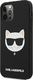 Karl Lagerfeld Karl Lagerfeld KLHCP12MSLCHBK iPhone 12/12 Pro 6,1" hardcase czarny/black Silicone Choupette 2