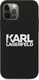 Karl Lagerfeld Karl Lagerfeld KLHCP12LSLKLRBK iPhone 12 Pro Max 6,7" Silicone Stack Logo czarny/black 3