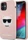Karl Lagerfeld Karl Lagerfeld KLHCP12SSLCHLP iPhone 12 mini 5,4" hardcase jasno różowy/light pink Silicone Choupette 1