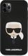 Karl Lagerfeld Karl Lagerfeld KLHCN58SLKHBK iPhone 11 Pro czarny/black hardcase Silicone Karl`s Head 3