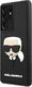 Karl Lagerfeld Karl Lagerfeld KLHCS21LKH3DBK S21 Ultra G998 czarny/black hardcase 3D Rubber Karl`s Head 2